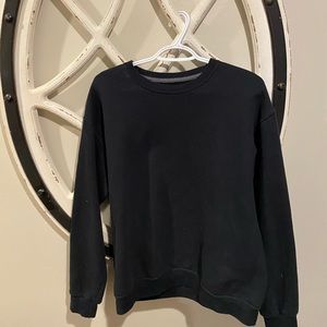 black crew neck